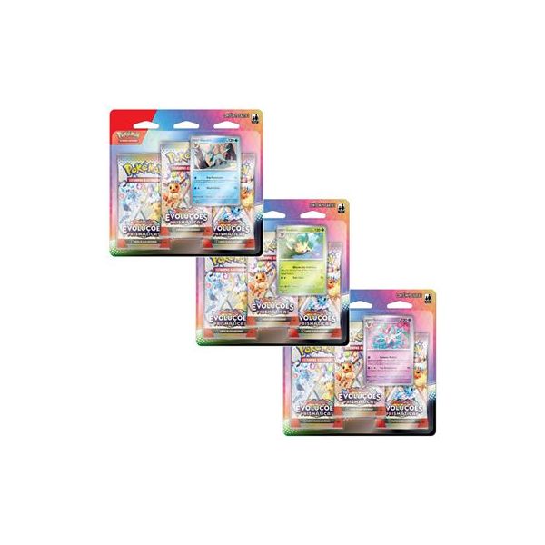Pokémon E&V 8.2 - Evoluções Prismáticas Blister triplo