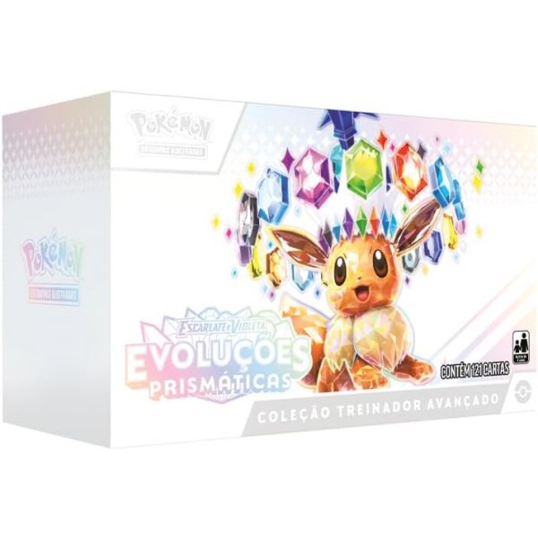 Pokémon TCG, Box Treinador Avançado EV8.5 Evoluções Prismáticas