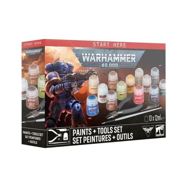 Warhammer 40,000: Paint + Tools set