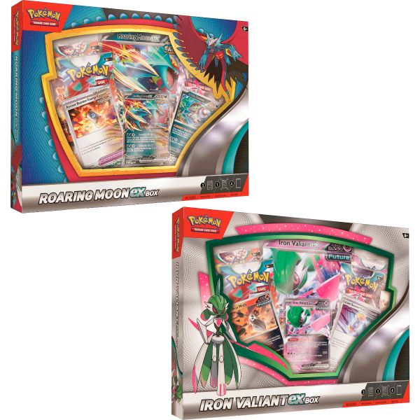 Pokémon Roaring Moon / Iron Valiant ex Box