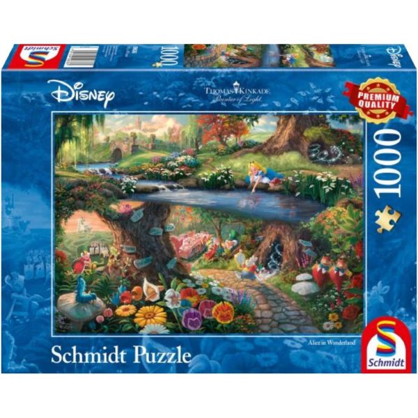 Thomas Kinkade: Disney - Alice in Wonderland Puzzle (1000pc)