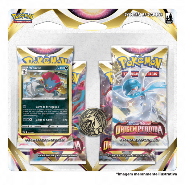 Pokémon Origem Perdida Blister Quádruplo