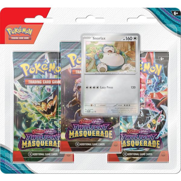 Pokémon Scarlet & Violet 6 – Twilight Masquerade 3-Pack Blister
