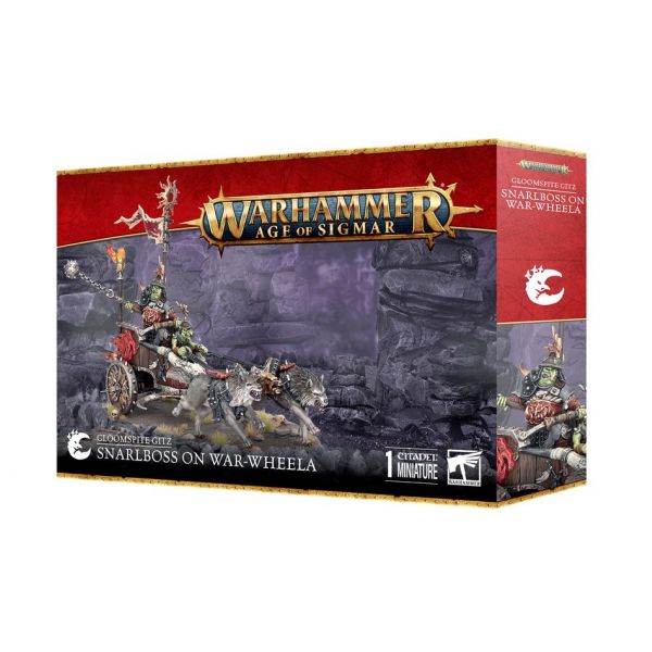 Gloomspite Gitz: Snarlboss on War-Wheela