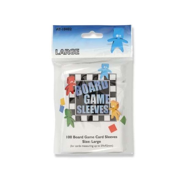 Board Game Sleeves Clear - Large (59x92mm)