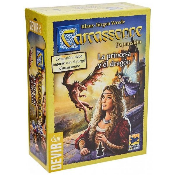 Carcassonne A Princesa E Dragão (Expansão)