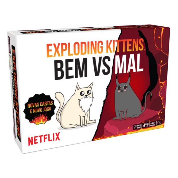 Exploding Kittens: Bem Vs Mal