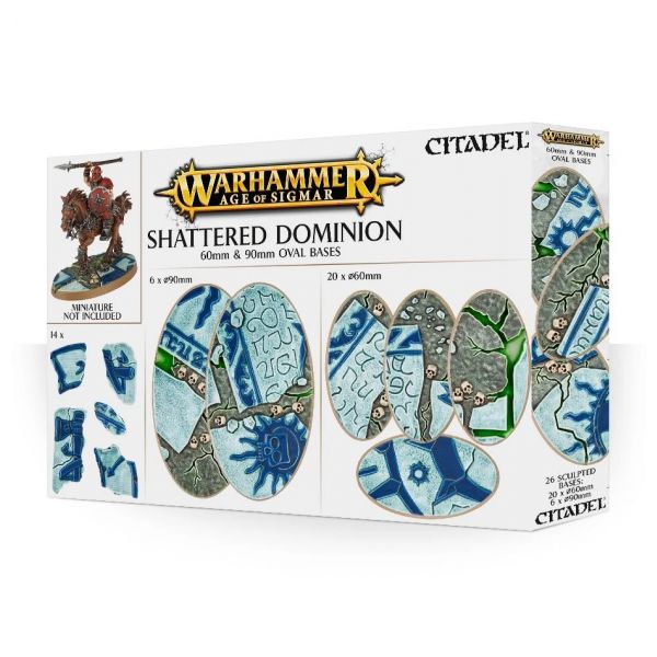AOS Shattered Dominion 60 & 90mm Oval Bases