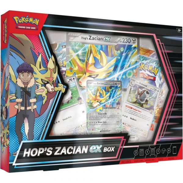 Pokémon Hop’s Zacian ex Box