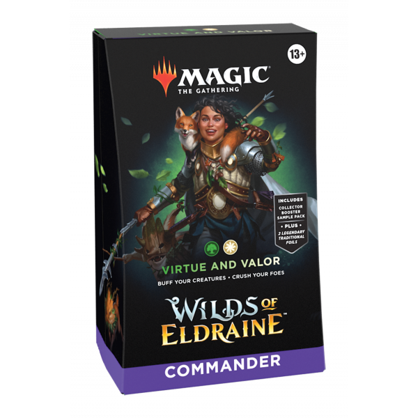 Magic: The Gathering Wilds of Eldraine Commander Deck - Fae Dominion/Virtue and Valor