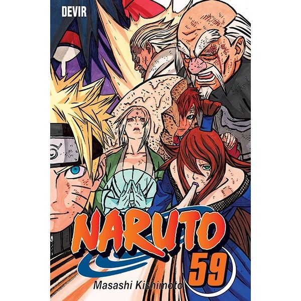 Naruto 59 - Os cinco Kage