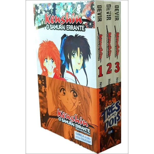 Pack Kenshin, o Samurai Errante (1+2+3)