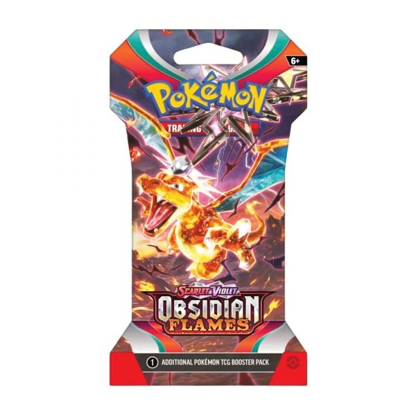 Pokémon: Scarlet & Violet 3 - Obsidian Flames Sleeved Booster