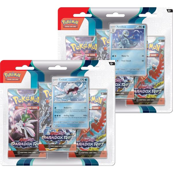 Pokémon TCG SV04 Paradox Rift 3 boosters blister