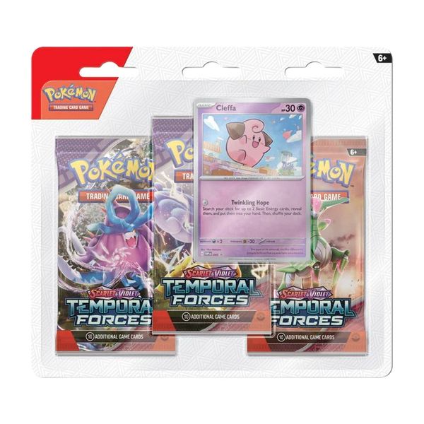 Pokémon TCG: Scarlet & Violet 5 Temporal Forces 3 pack blister