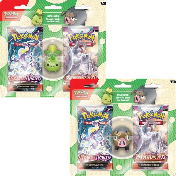 Pokémon: Back to School 2023 Eraser Blister Set